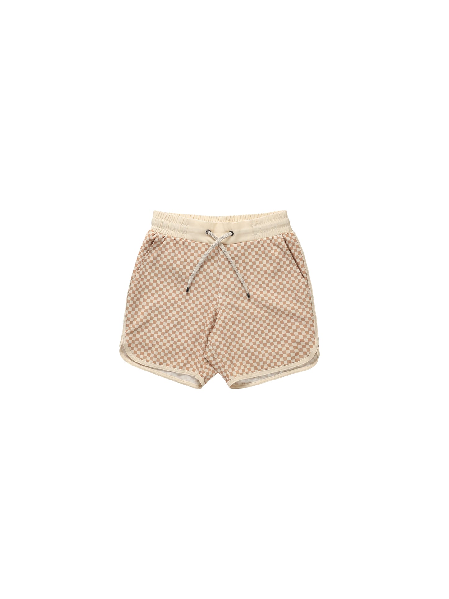 Rylee + Cru - Del Mar Short - Clay Micro Check