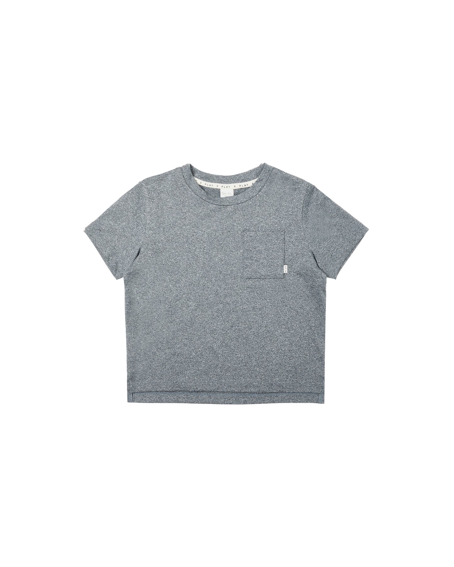 Rylee + Cru - Cove Essential Pocket Tee - Heathered Navy