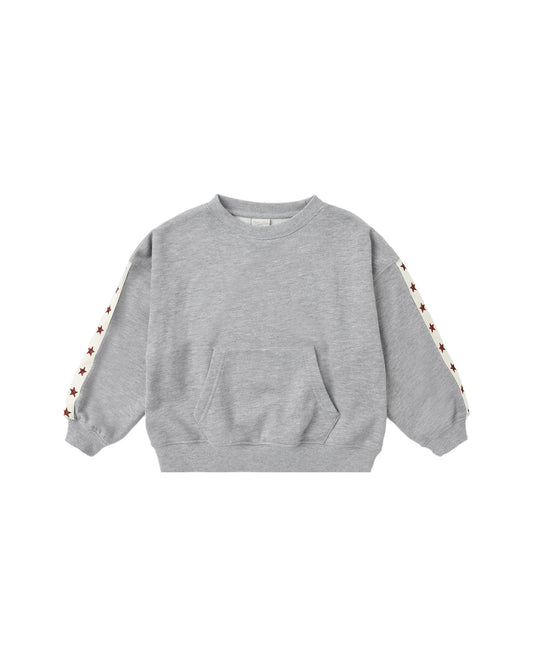 Rylee + Cru - Pouch Pocket Crew - Heathered Dusty Blue