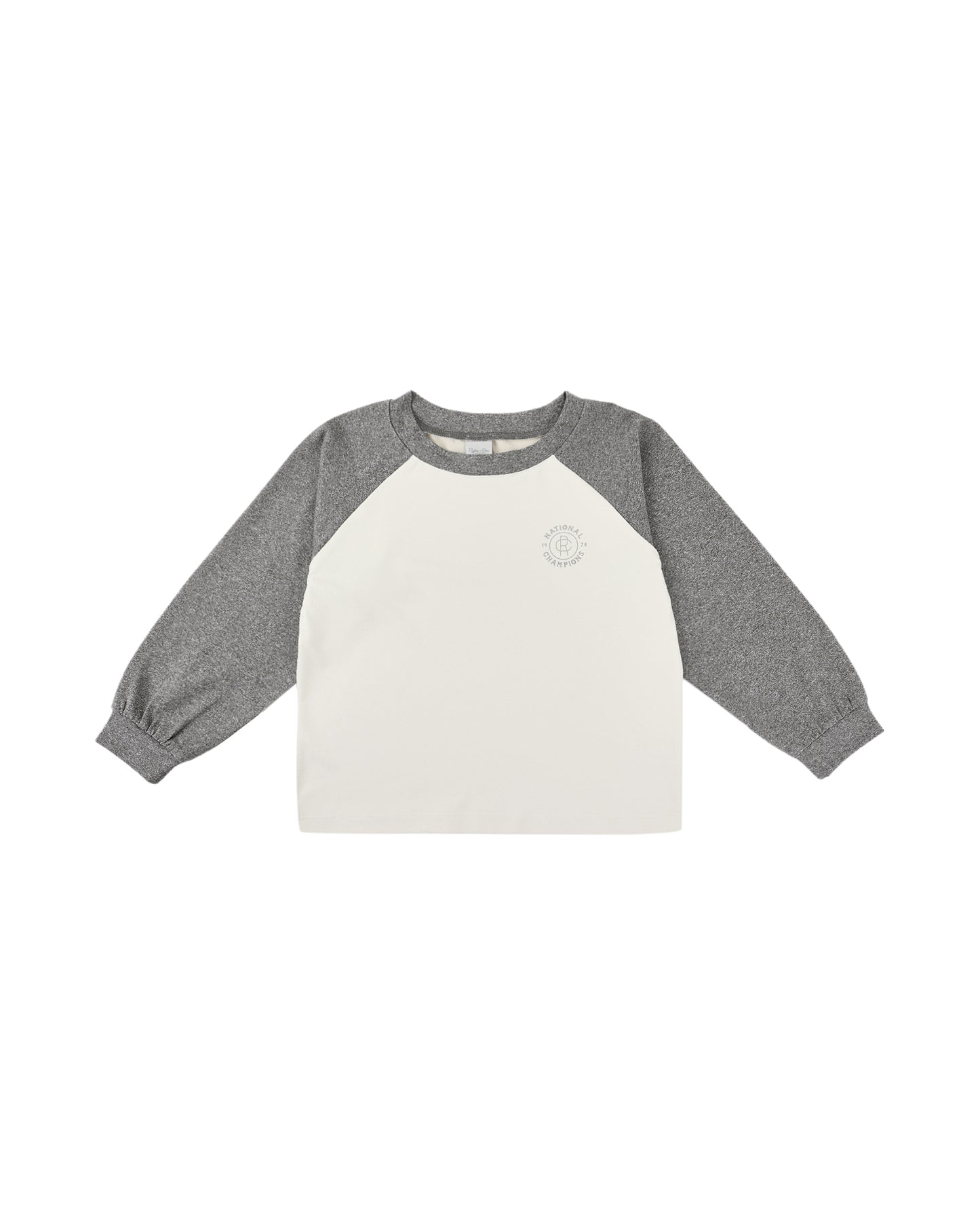 Rylee + Cru - Raglan Tee - Heather Grey