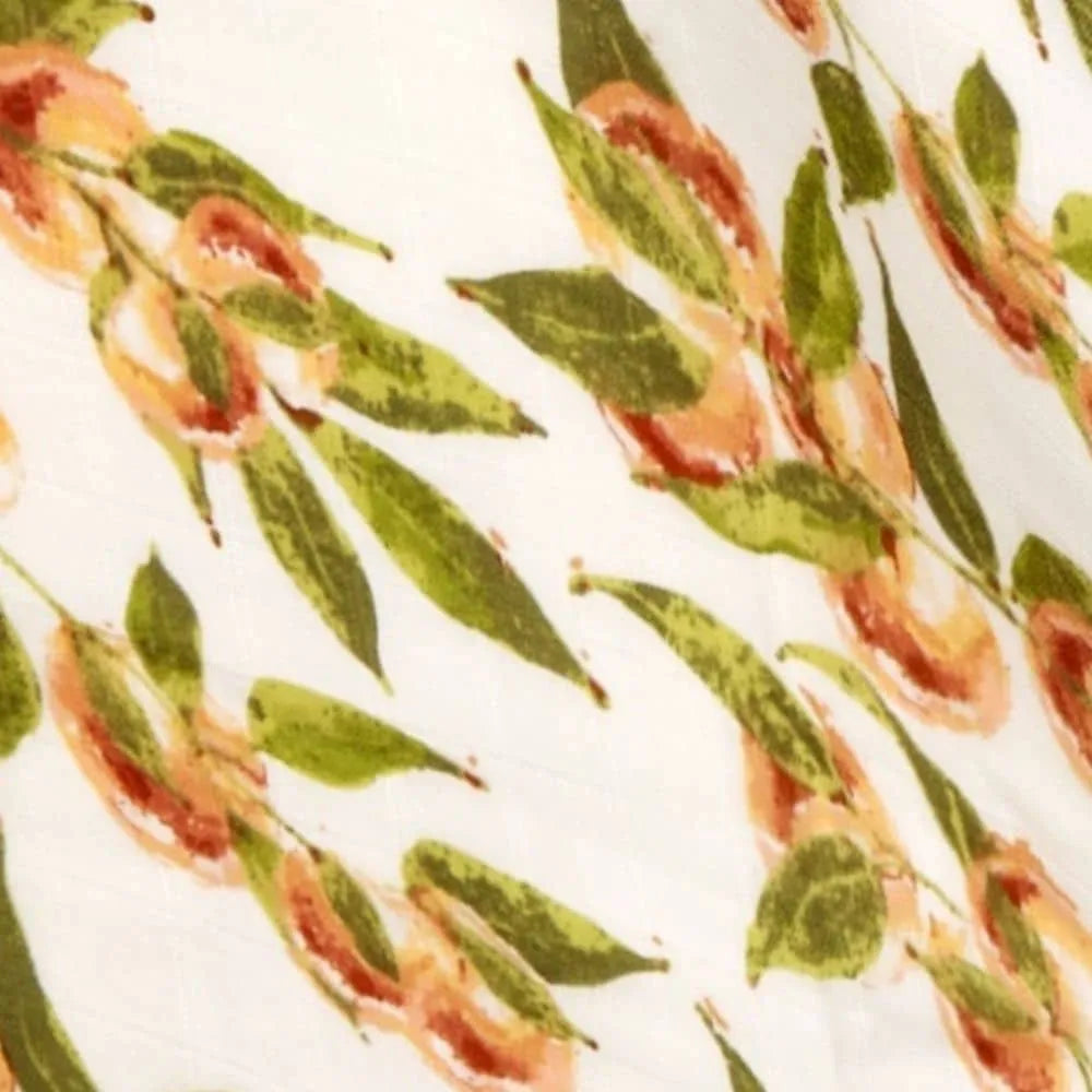 Milkbarn - Organic Muslin Burp Cloth Set - Peaches