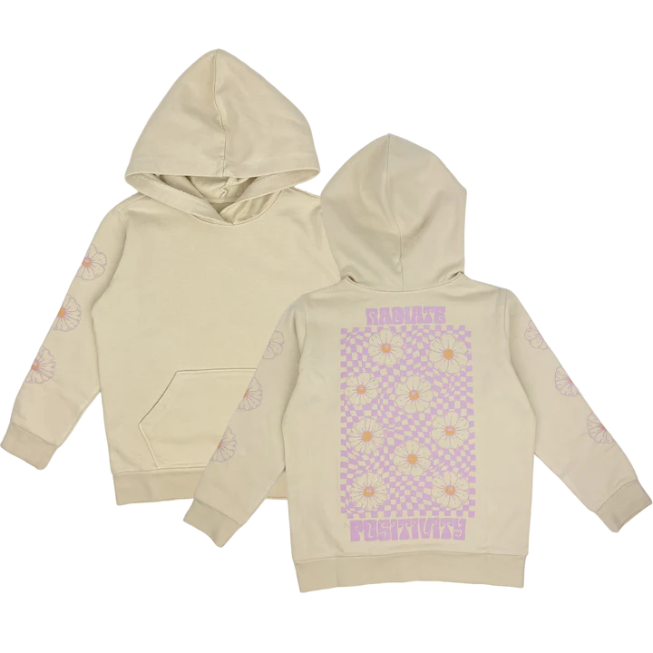 Radiate Positivity Hoodie - Natural