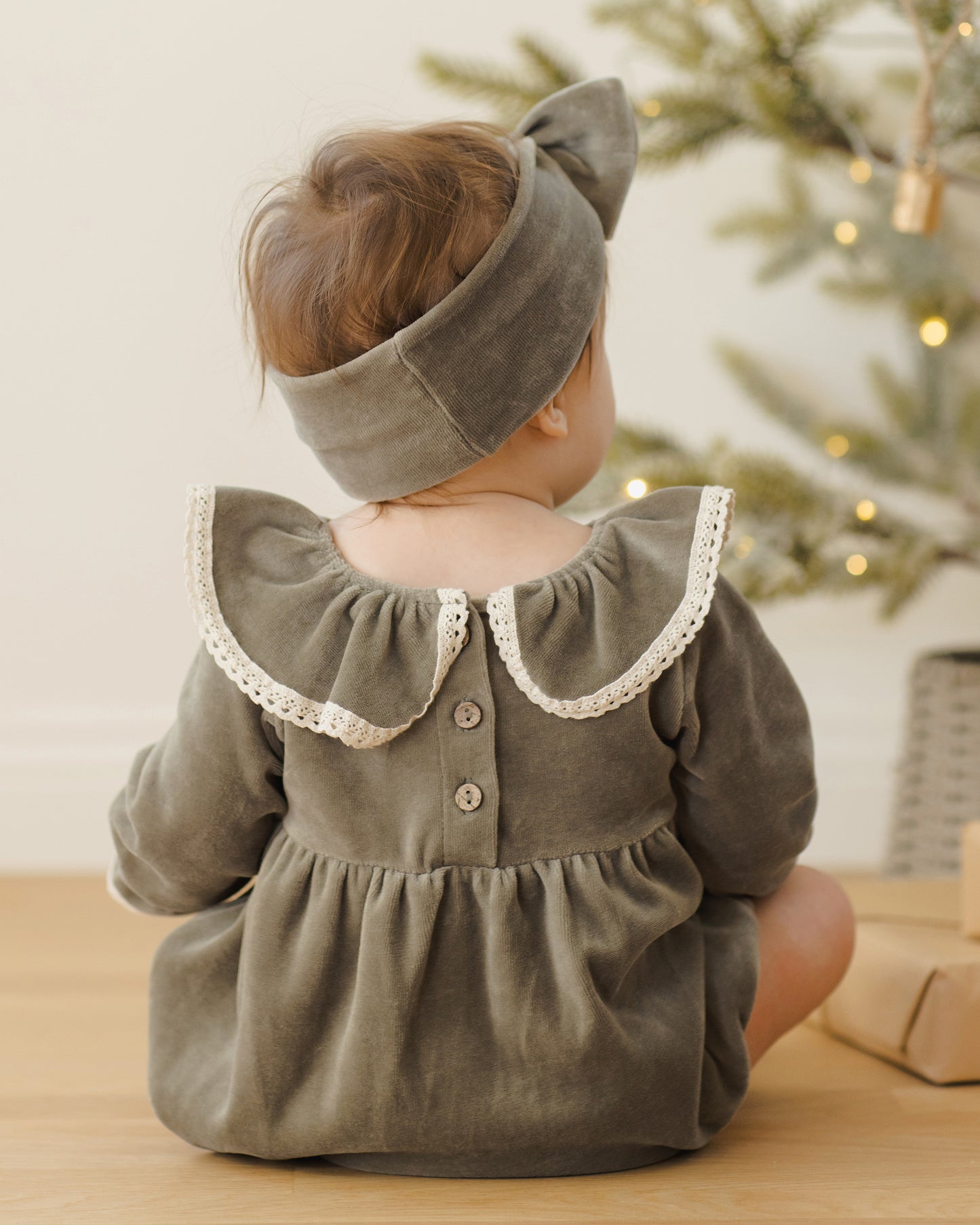 Quincy Mae - Wendy Romper - Forest