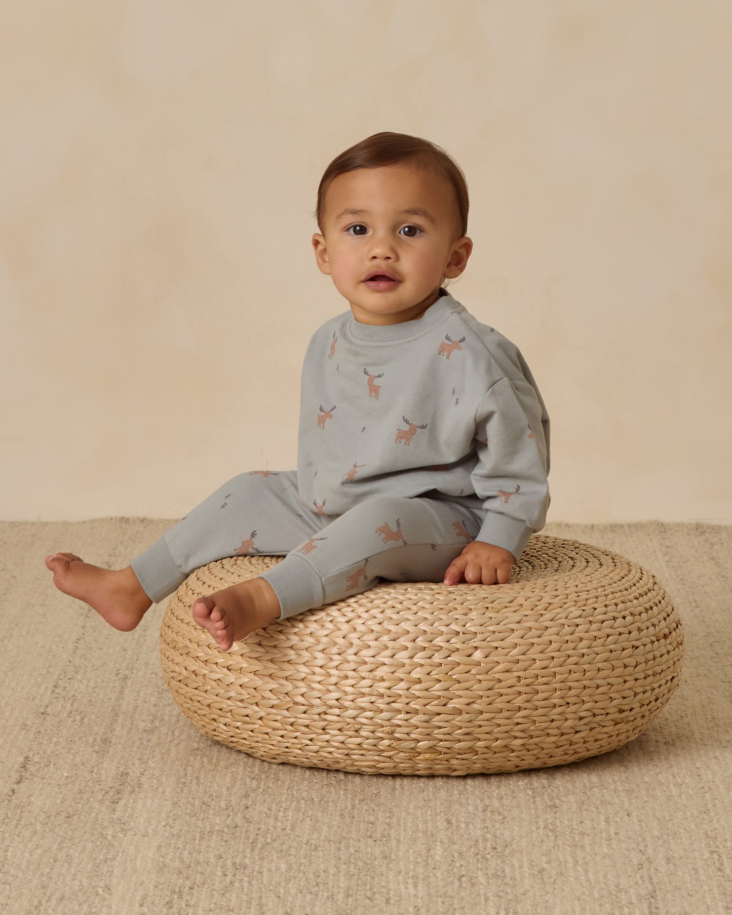 Quincy Mae - Relaxed Sweatpant - Moose