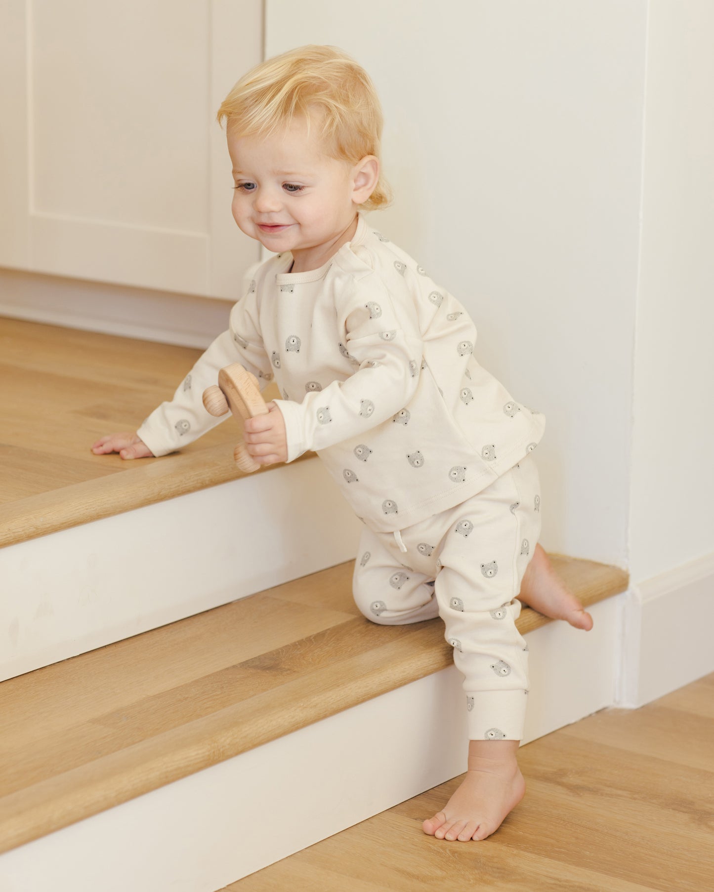 Quincy Mae - Drawstring Pant - Bears