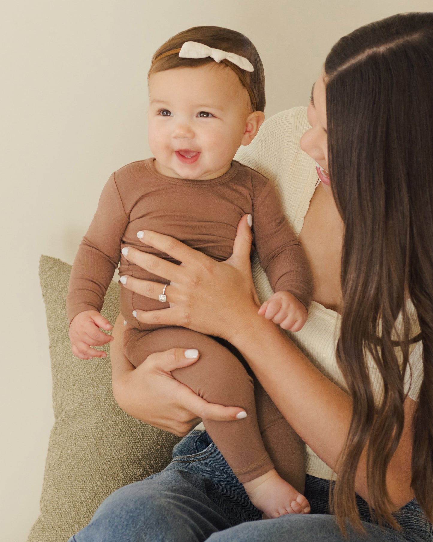 Quincy Mae - Bamboo Pajama Set - Cedar