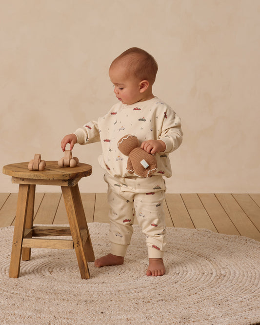 Quincy Mae - Relaxed Fleece Sweatshirt - Cars