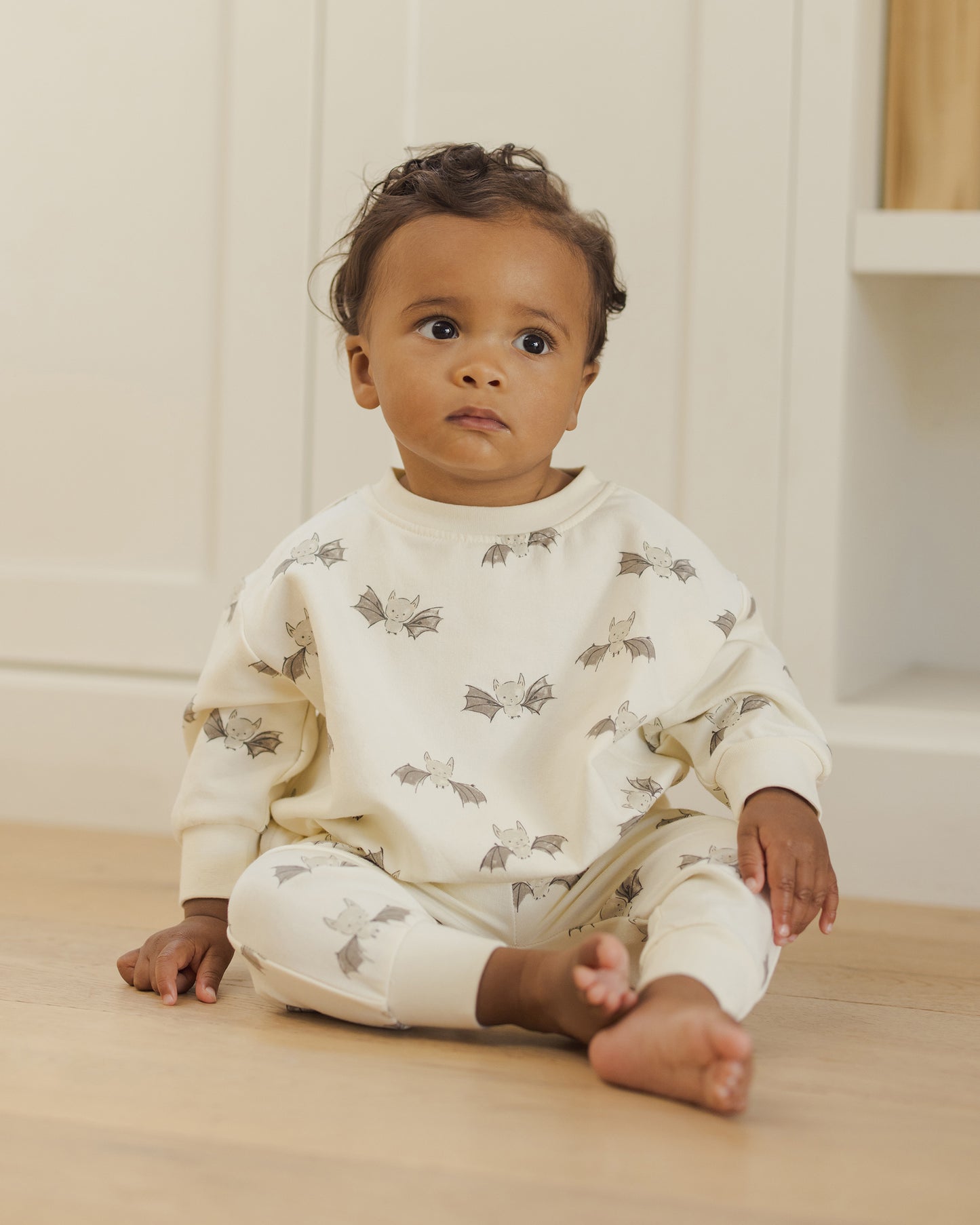 Quincy Mae - Relaxed Fleece Sweatshirt - Bats