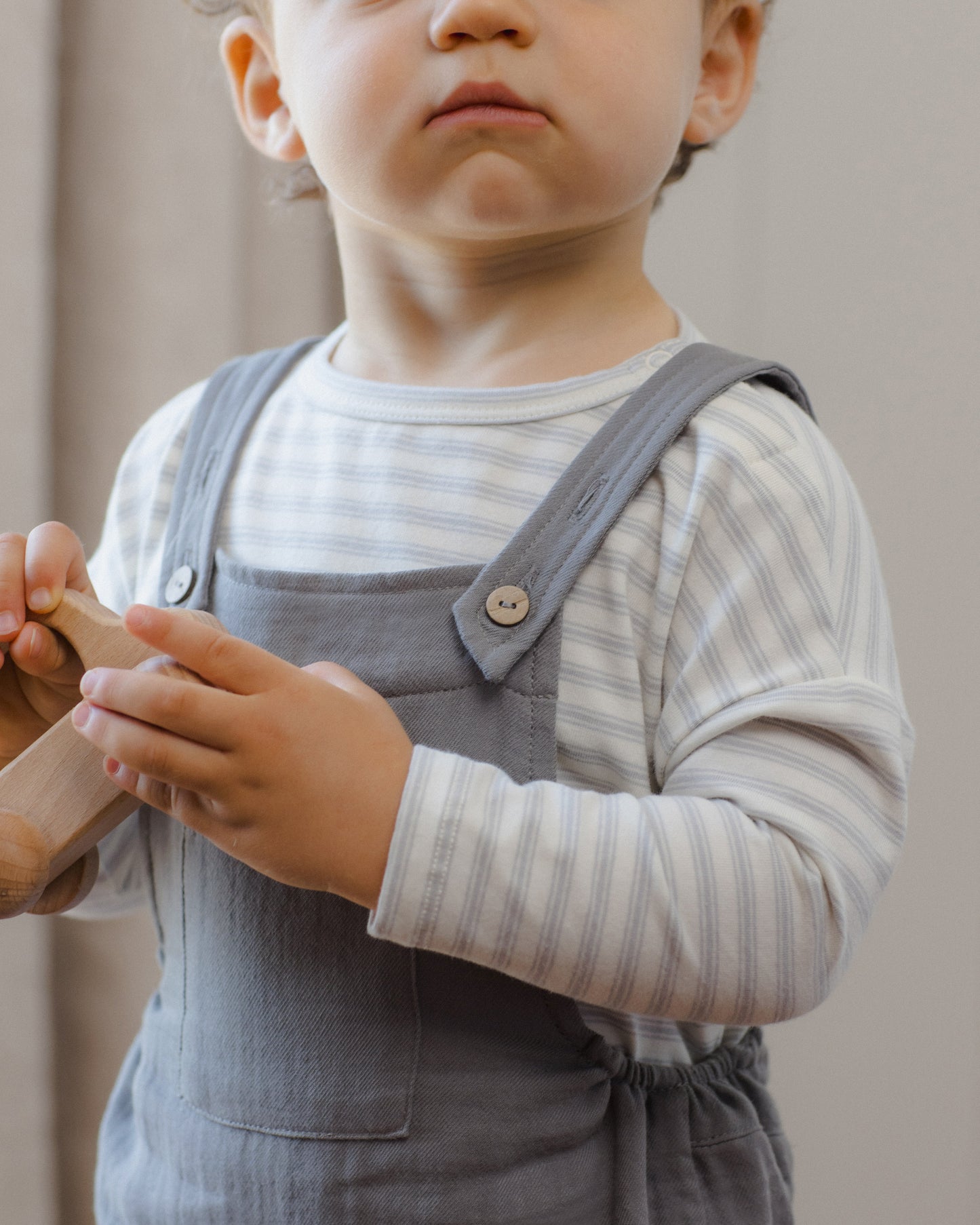Quincy Mae - Baby Overall - Slate