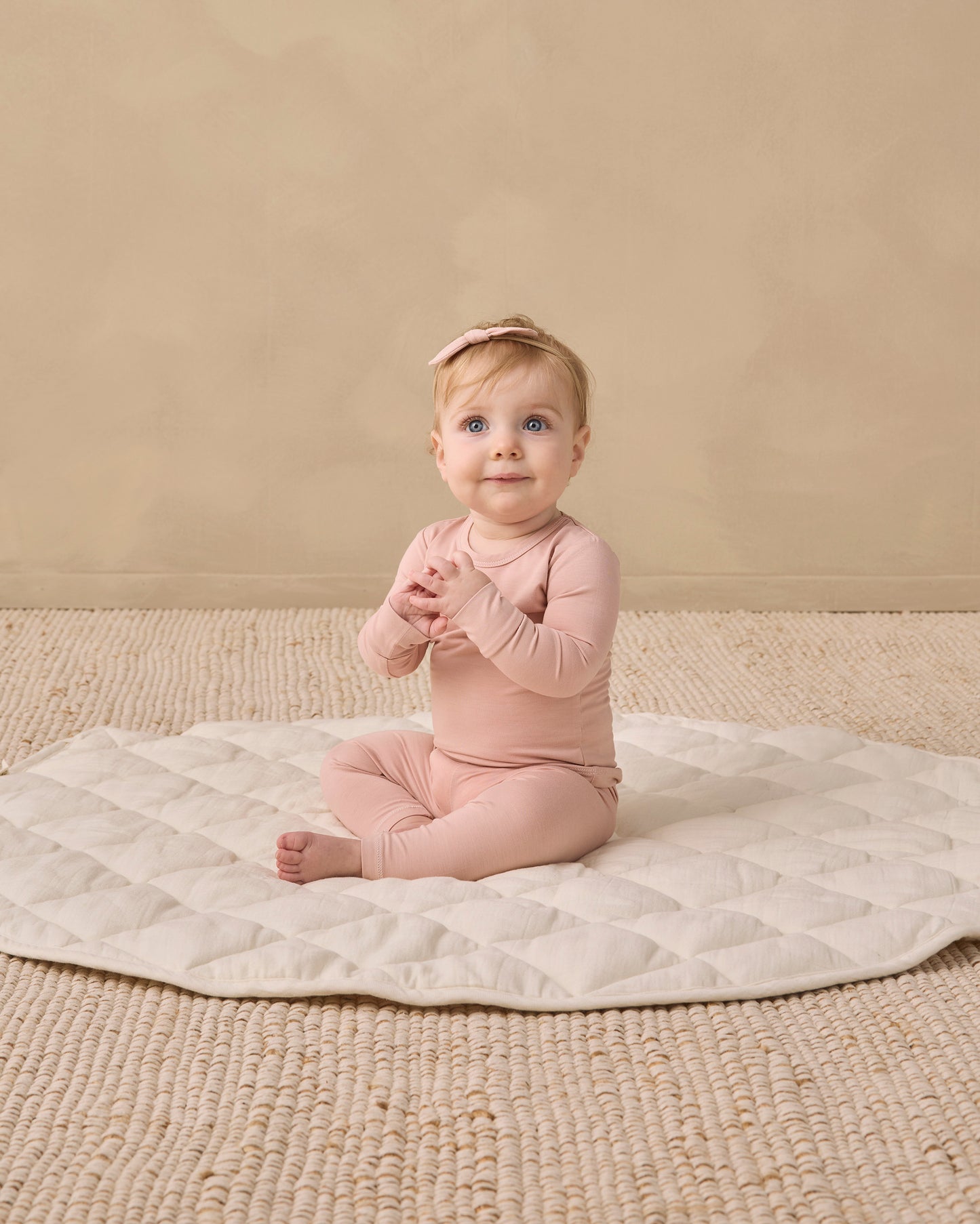 Quincy Mae - Bamboo Pajama Set - Dusty Rose