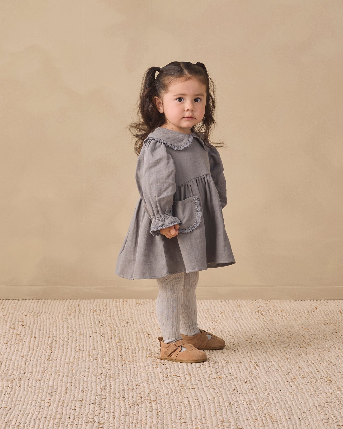 Quincy Mae - Marisol Dress - Slate