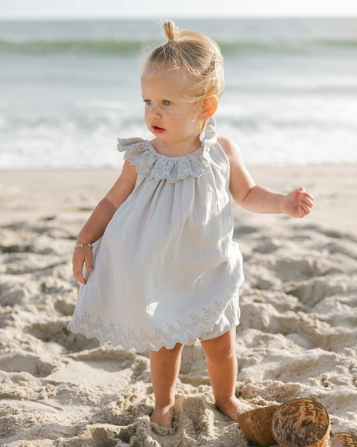 Quincy Mae - Isla Dress - Sky