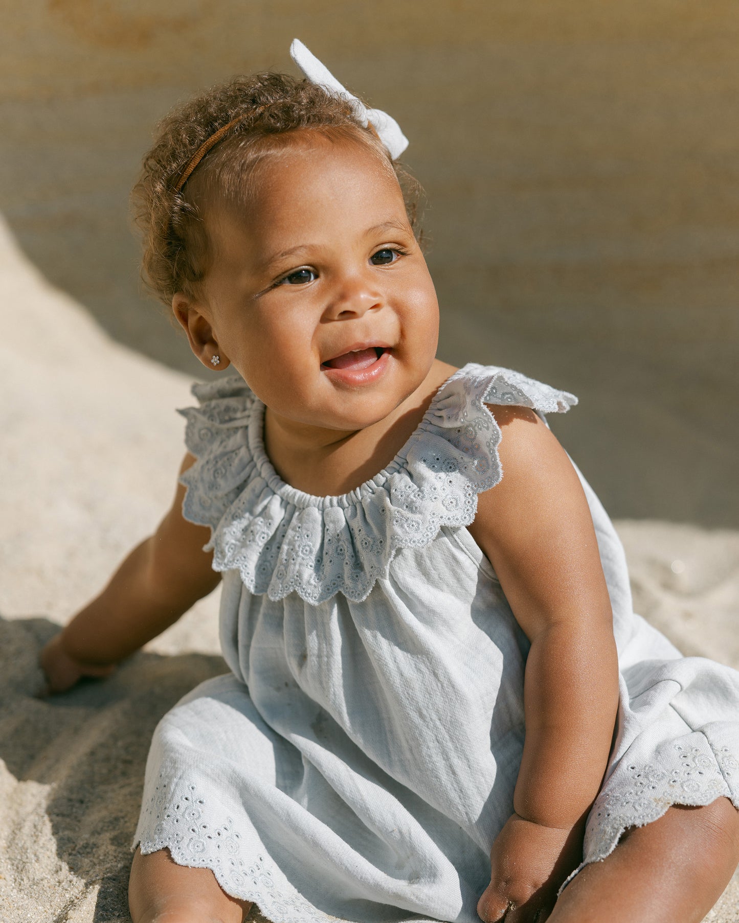 Quincy Mae - Isla Dress - Sky