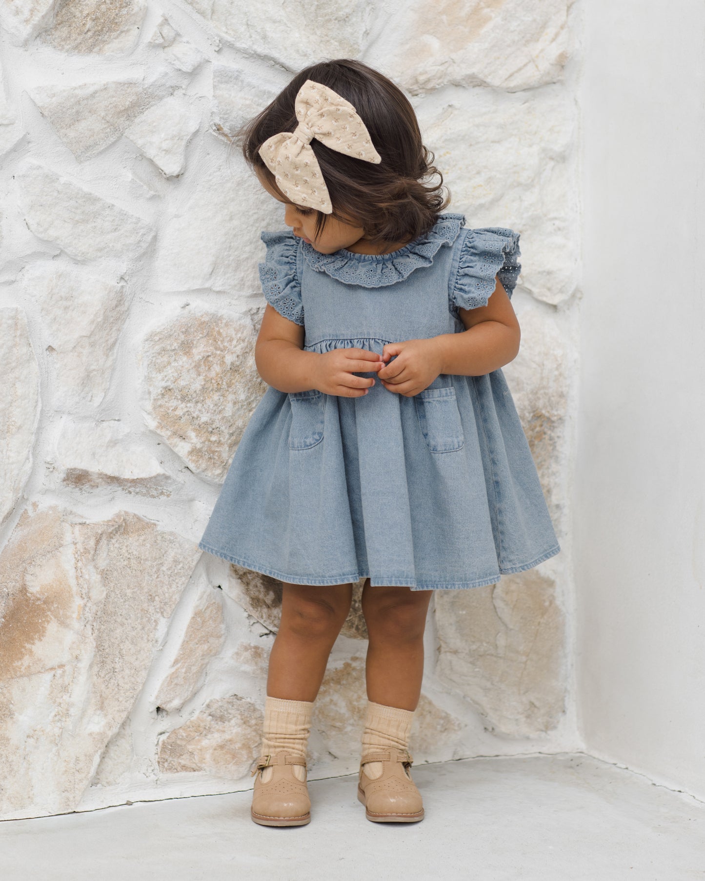 Quincy Mae - Sophie Dress - Chambray