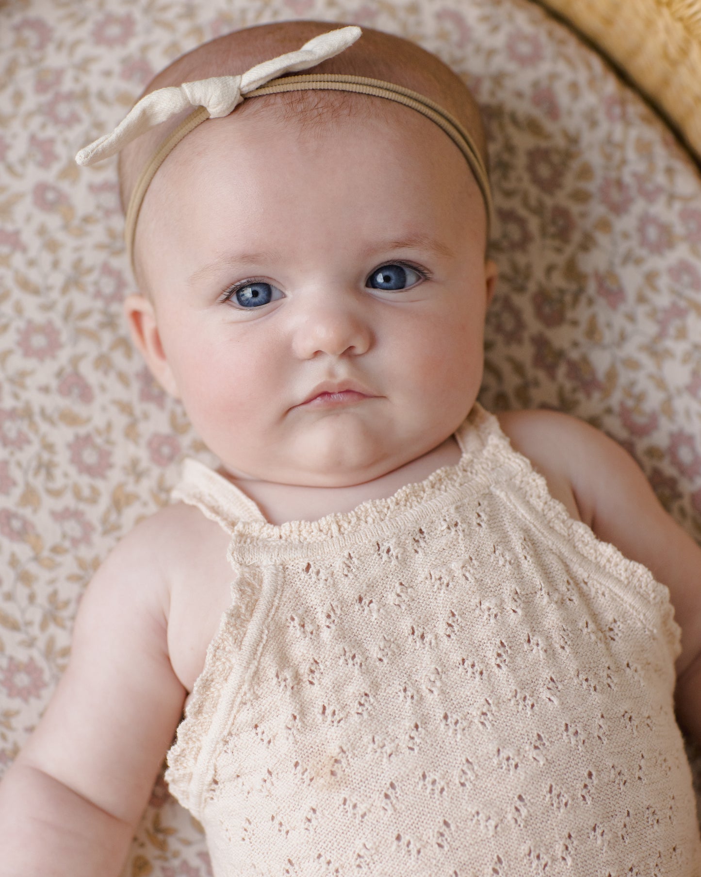 Quincy Mae - Annie Knit Romper - Ecru