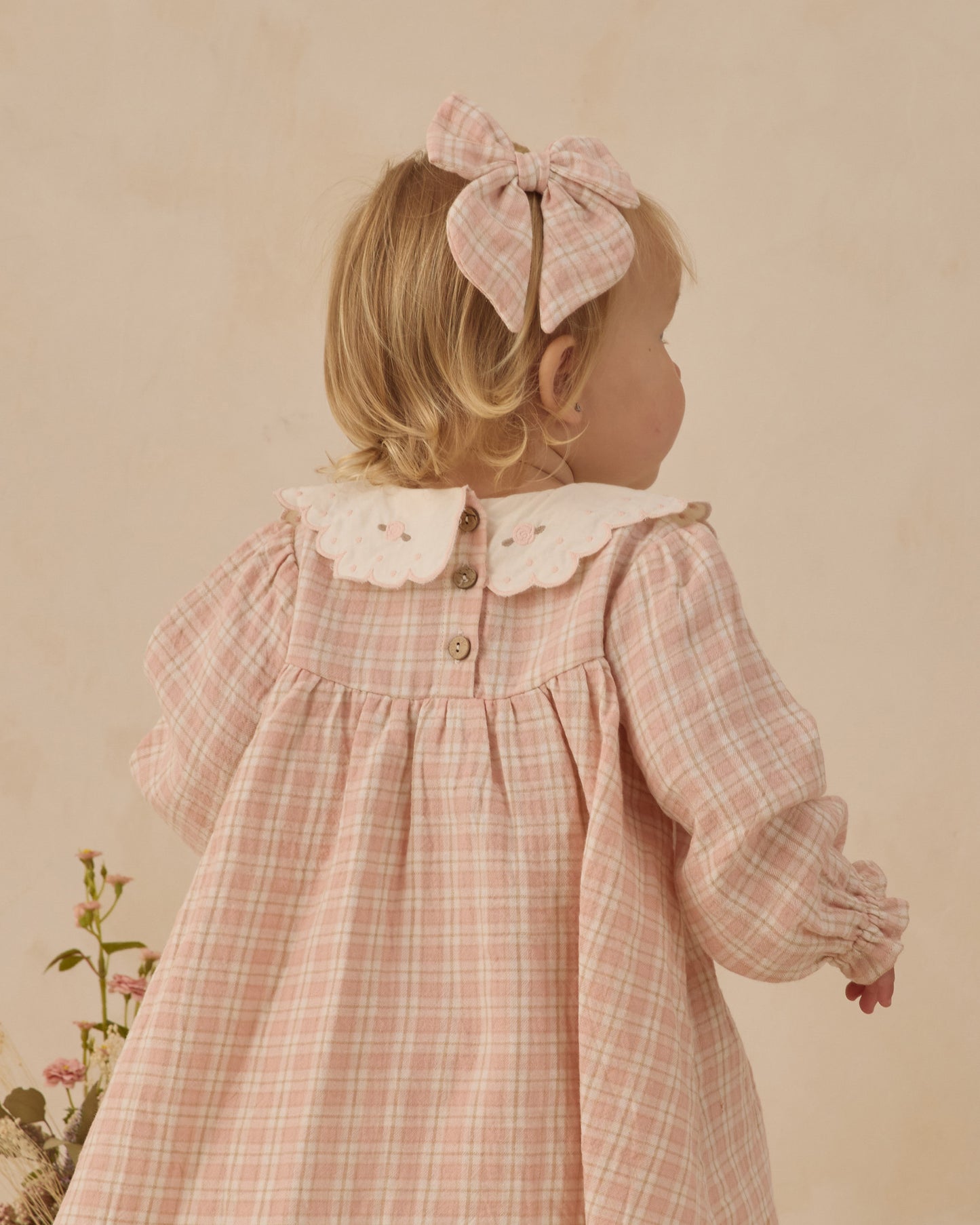 Quincy Mae - Callie Dress - Pink Plaid