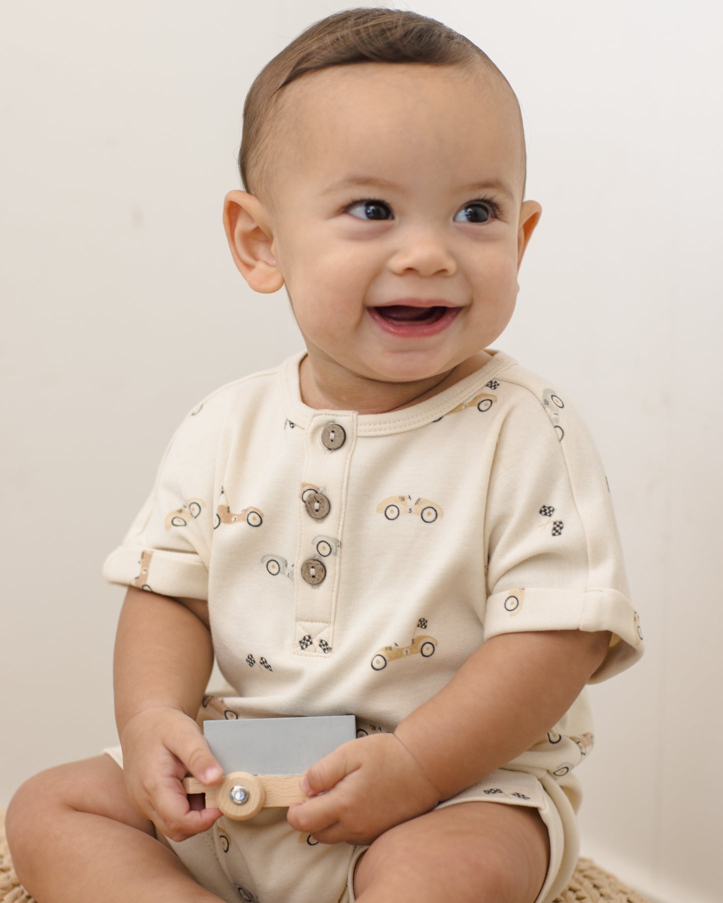 Quincy Mae - Short Sleeve One-Piece - Race Car