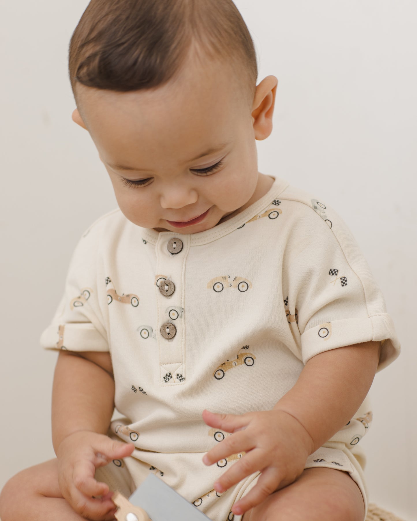 Quincy Mae - Short Sleeve One-Piece - Race Car