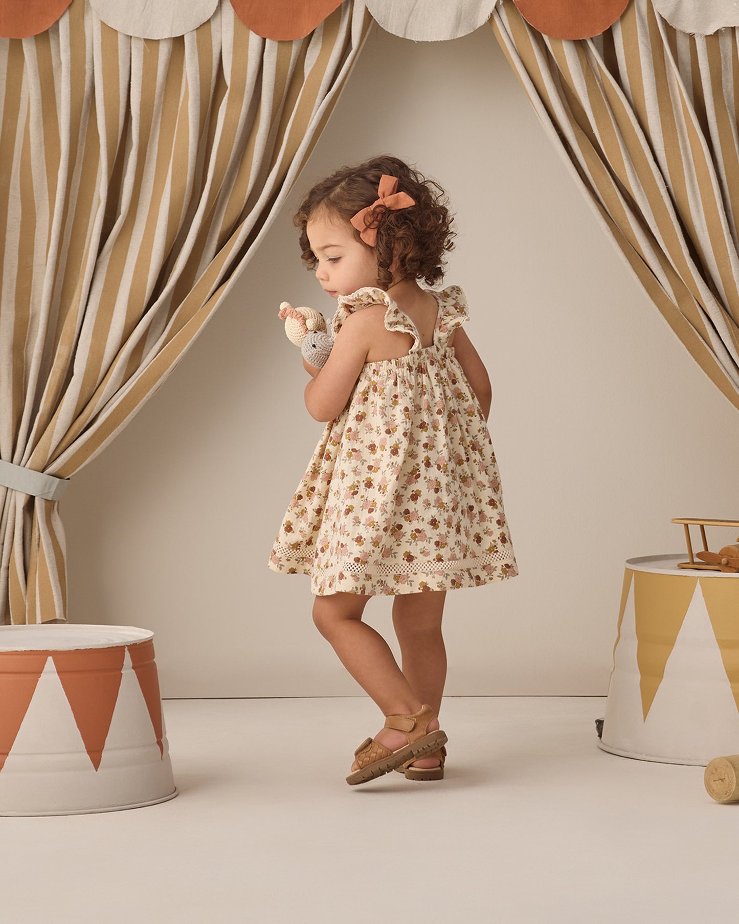 Quincy  Mae - Ruffle Tank Dress - Bloom