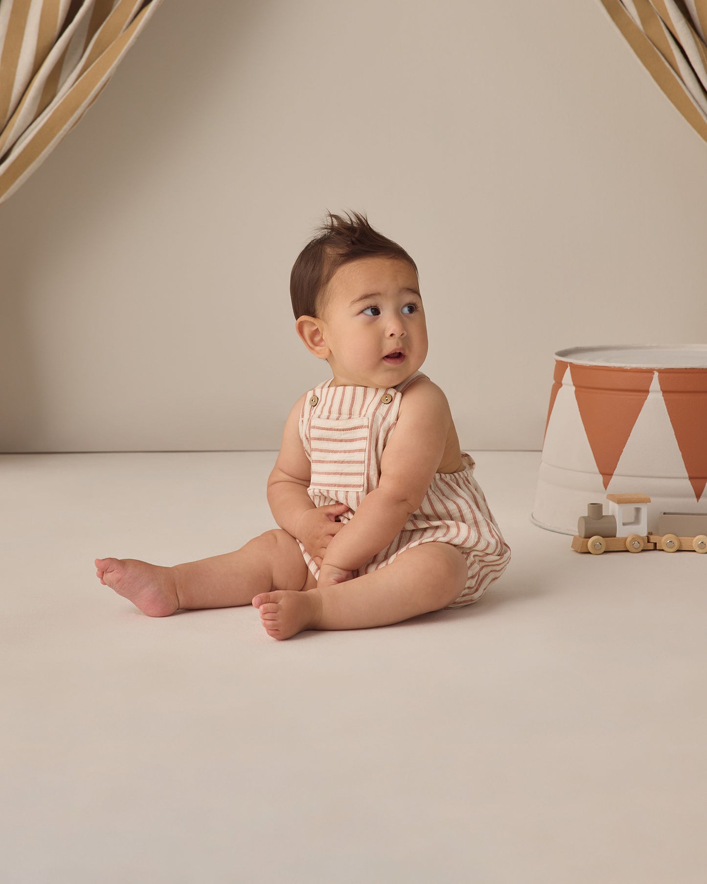 Quincy Mae - Hayes Romper - Vintage Stripe