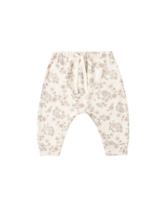 Quincy Mae - Drawstring Pant - Floral Vine