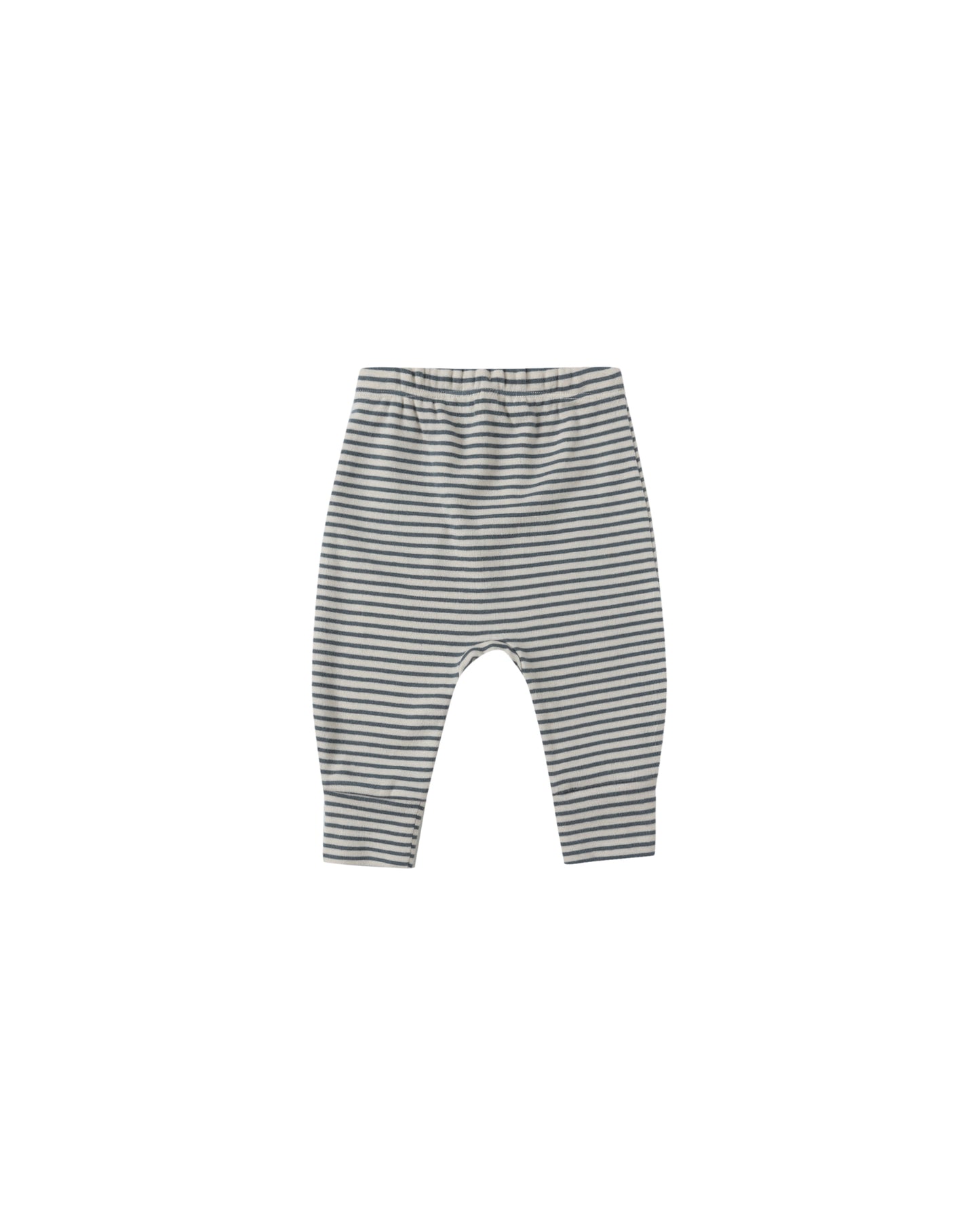 Quincy  Mae - Drawstring Pant - Ocean Micro Stripe