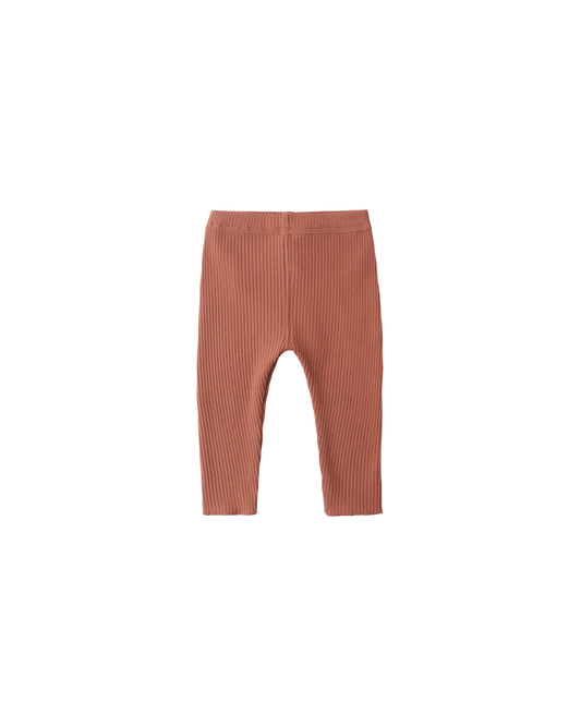 Quincy Mae - Ribbed Legging - Red