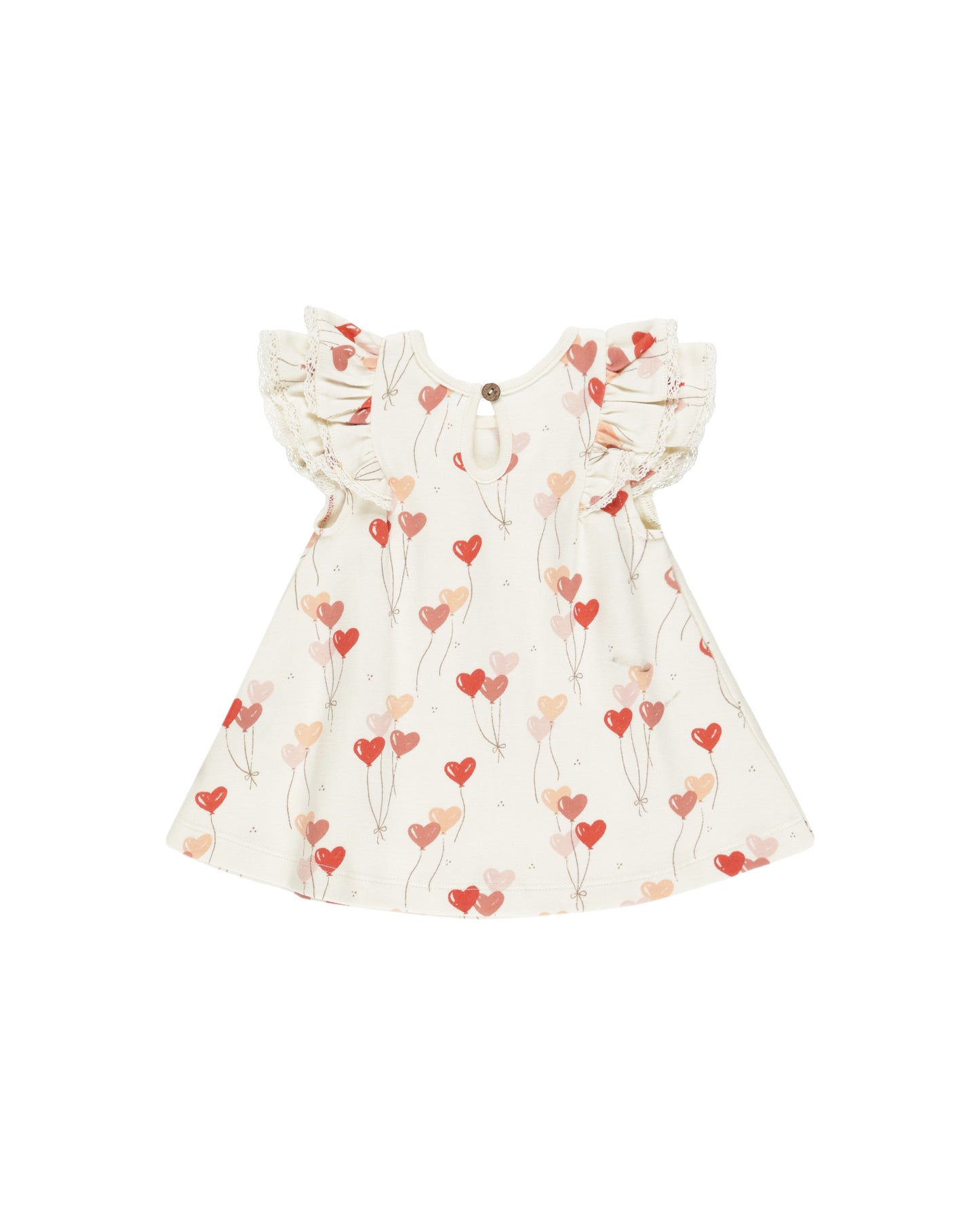 Quincy Mae - Flutter Dress - Heart Balloons