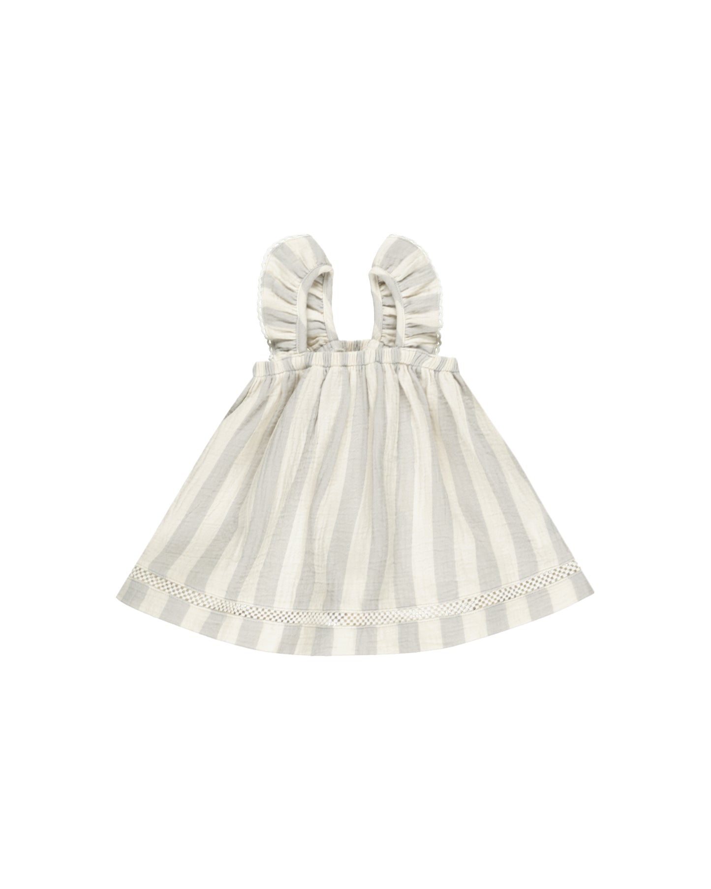 Quincy Mae - Ruffled Tank Dress - Sky Stripe