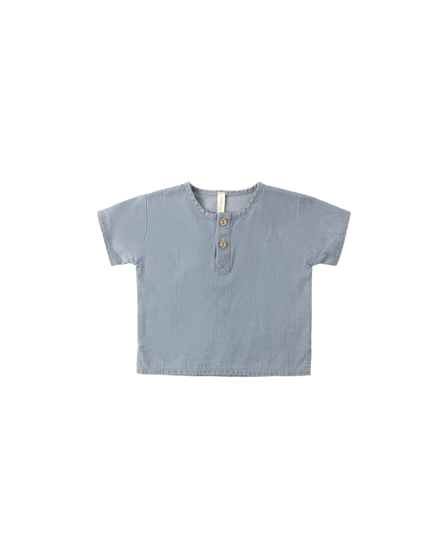 Quincy Mae - Henry Top - Chambray