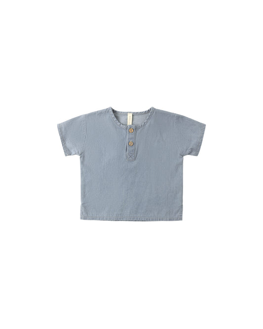 Quincy Mae - Henry Top - Chambray