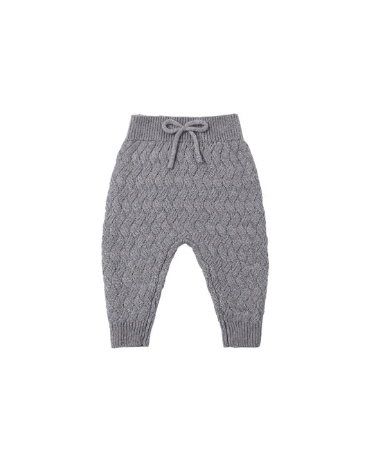 Quincy Mae - Knit Pant - Heathered Slate