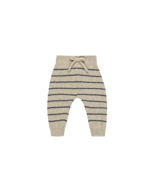 Quincy Mae - Knit Pant - Indigo Stripe