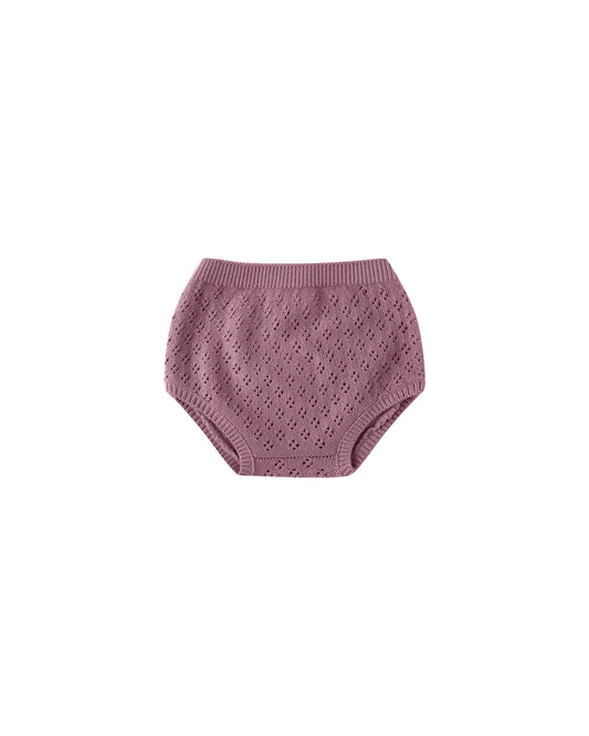 Quincy Mae - Knit Bloomer - Mulberry