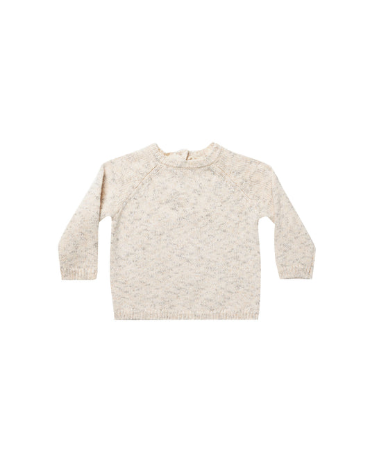 Quincy Mae - Speckled Knit Sweater - Natural