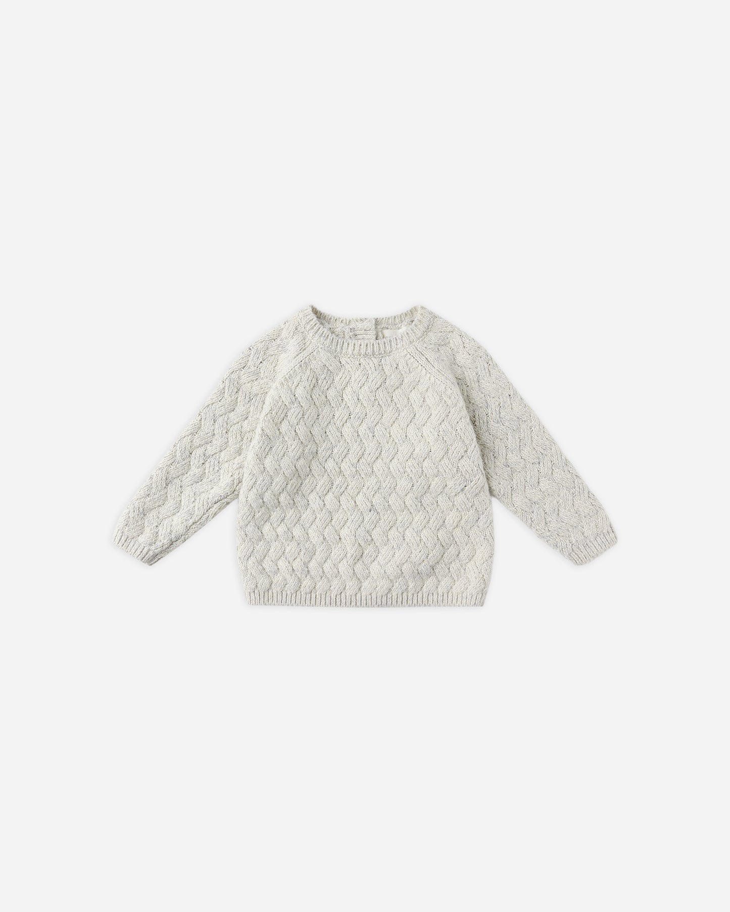 Quincy Mae - Knit Sweater - Heathered Blue