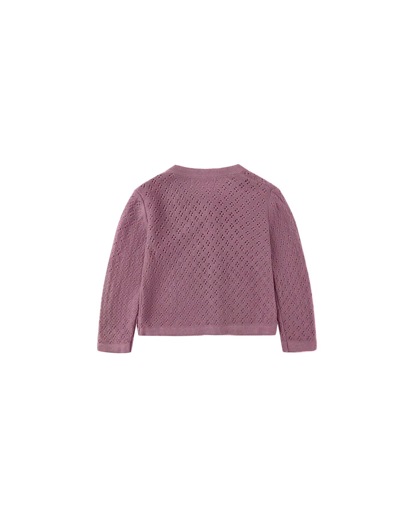 Quincy Mae - Knit Cardigan - Mulberry
