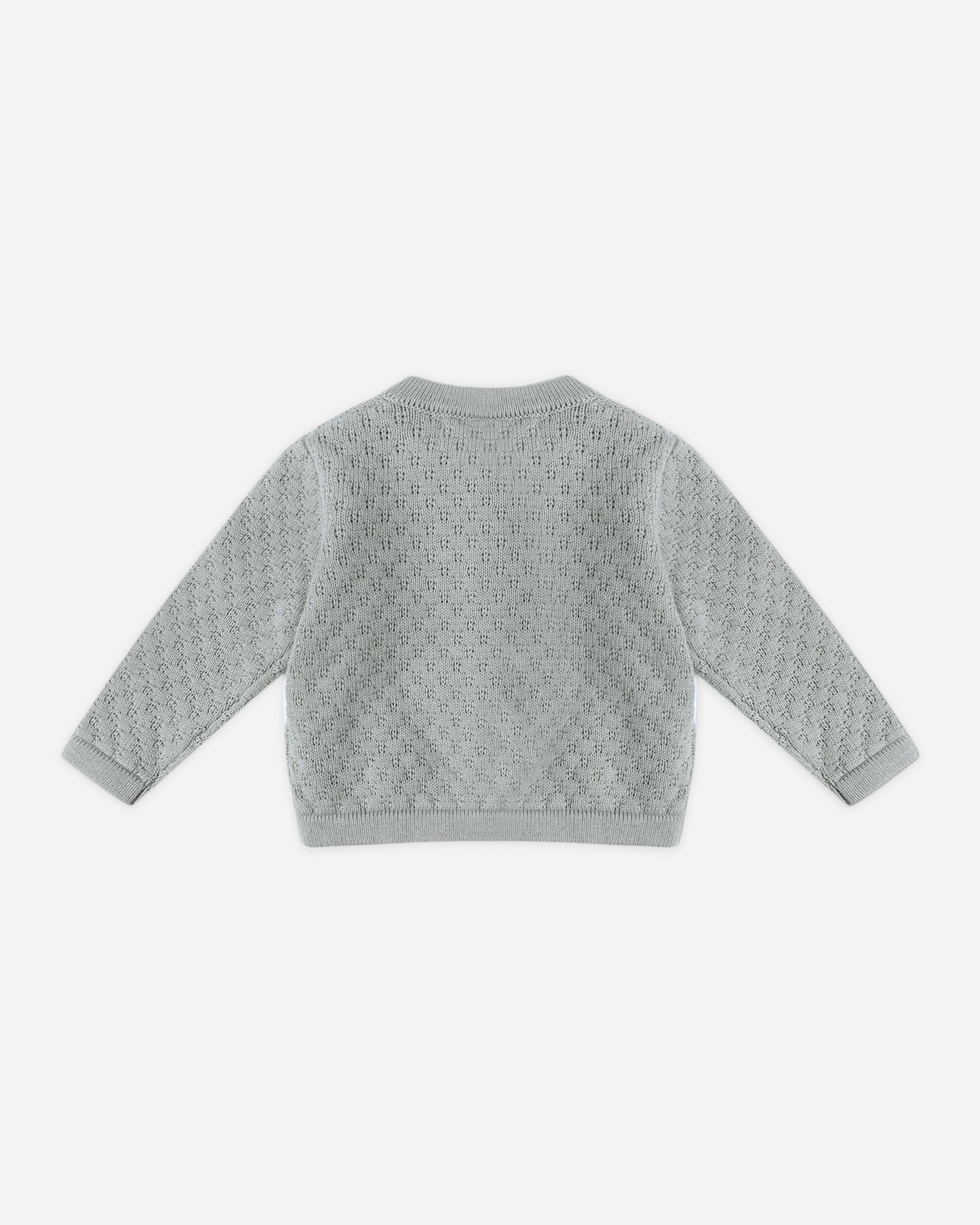 Quincy Mae - Knit Cardigan - Steel Blue