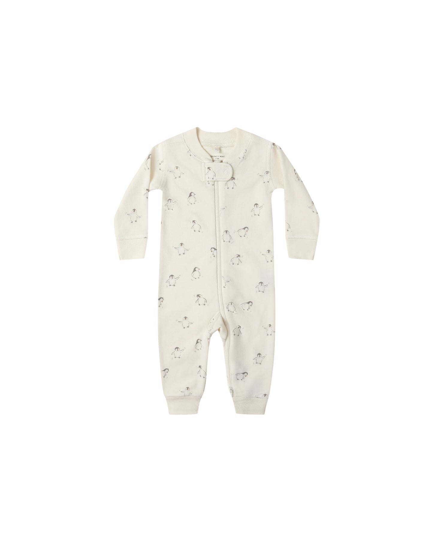 Quincy Mae - Zip Long Sleeve Sleeper - Penguins