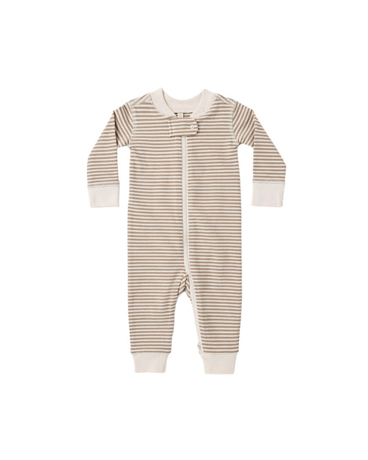 Quincy Mae - Zip Long Sleeve Sleeper - Stripe