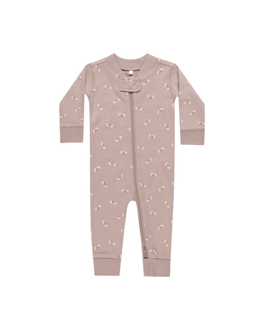 Quincy Mae - Zip Long Sleeve Sleeper - Butterflies