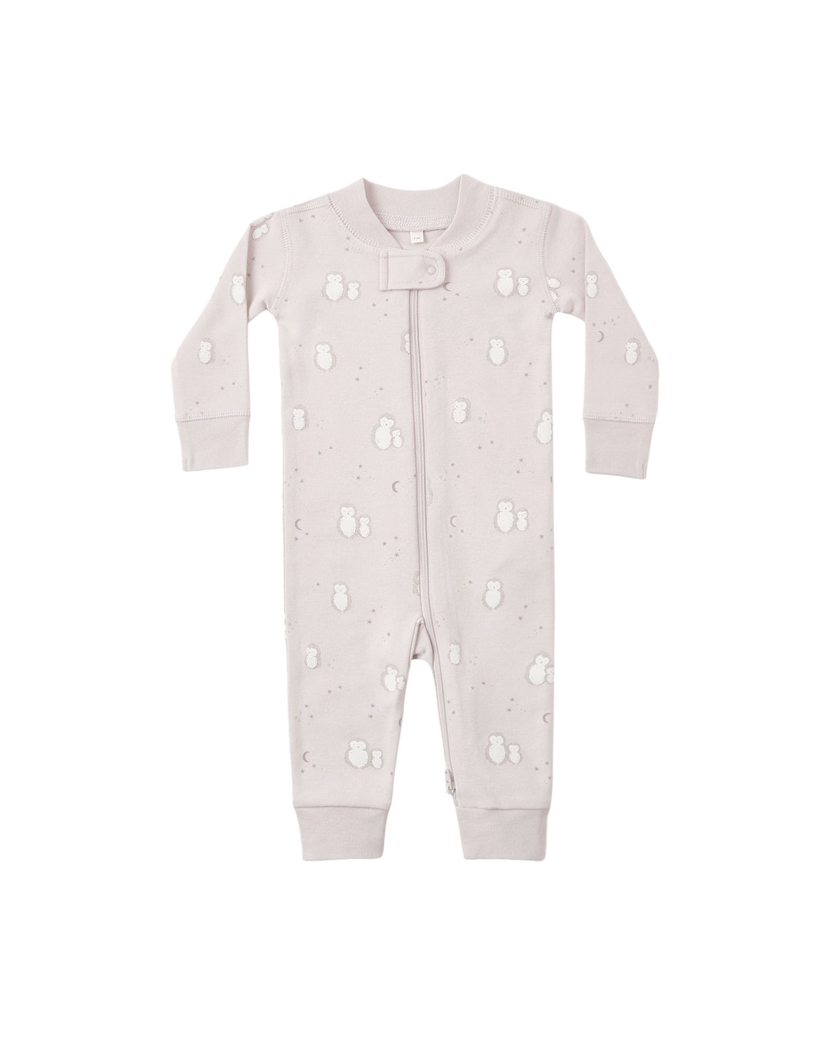 Quincy Mae - Zip Long Sleeve Sleeper - Owls