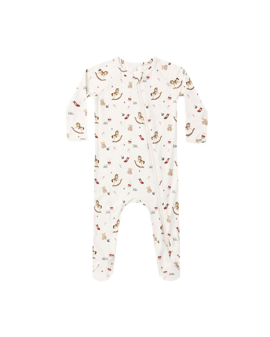Quincy Mae - Bamboo Zip Footie - Toy Chest