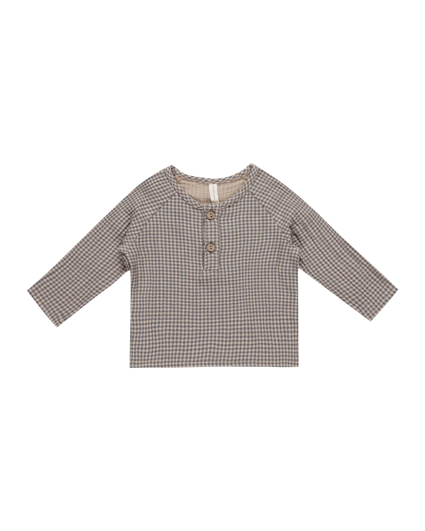 Quincy Mae - Zion Shirt - Indigo Gingham