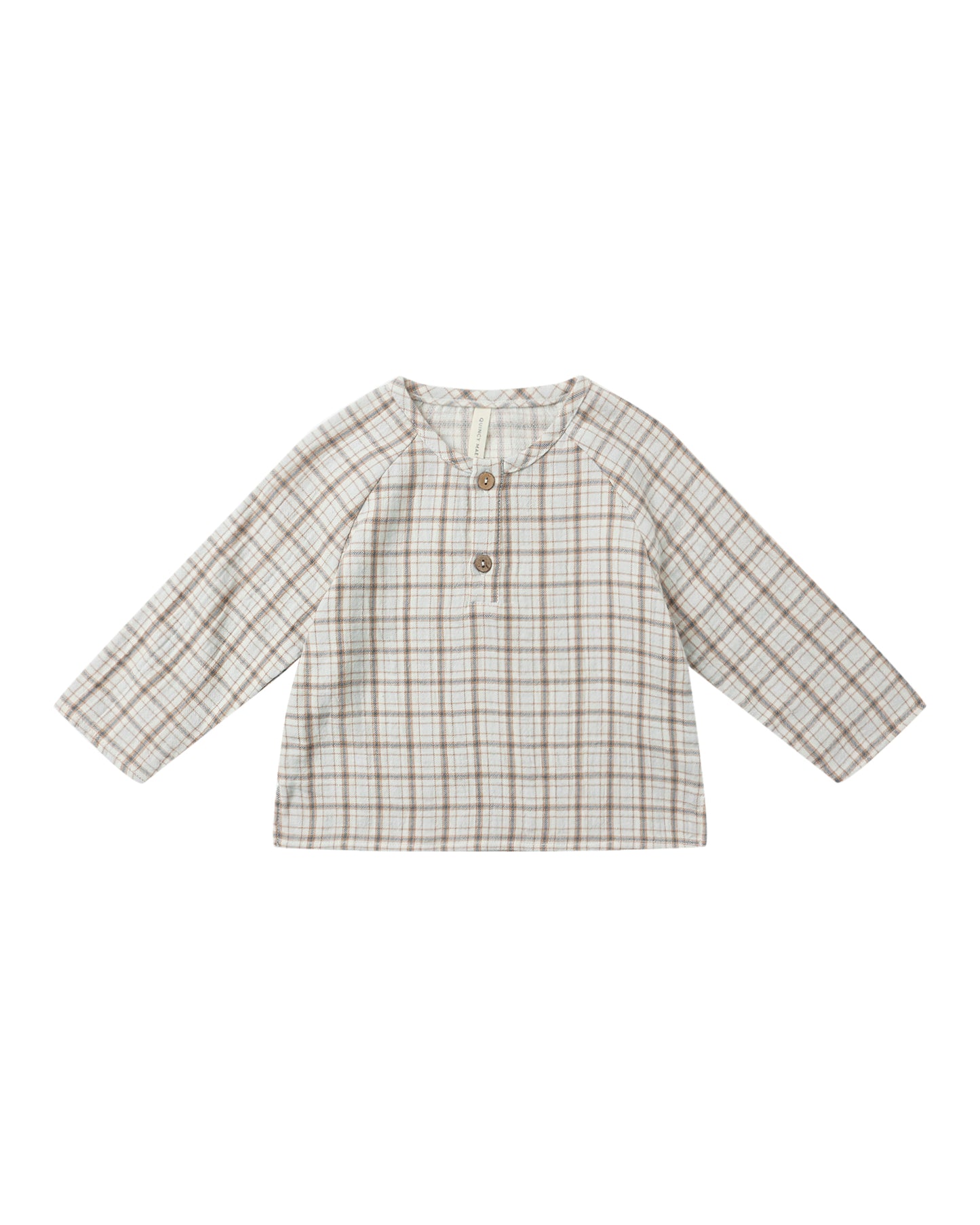 Quincy Mae - Zion Shirt - Blue Plaid