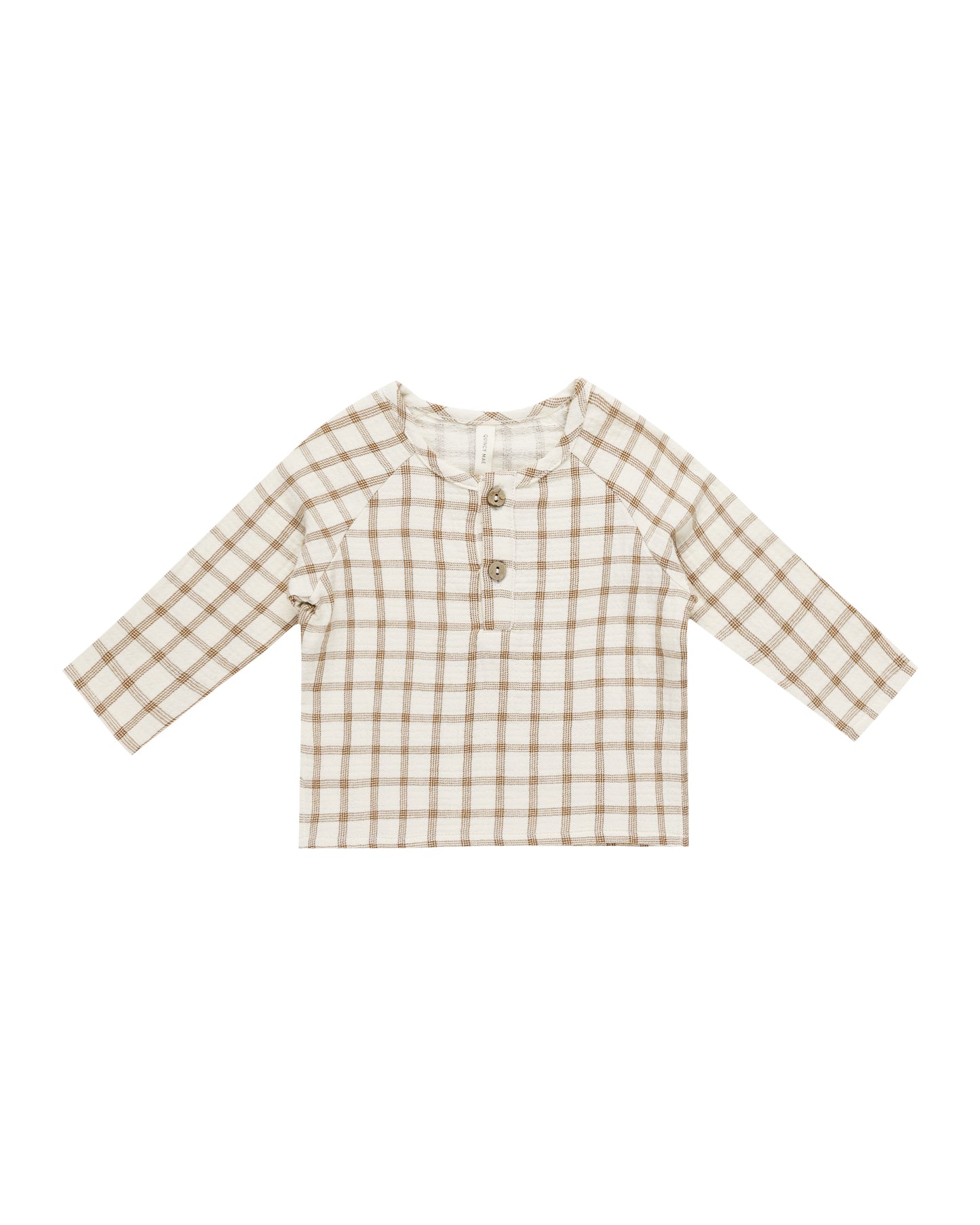 Quincy Mae - Zion Shirt - Cinnamon Plaid