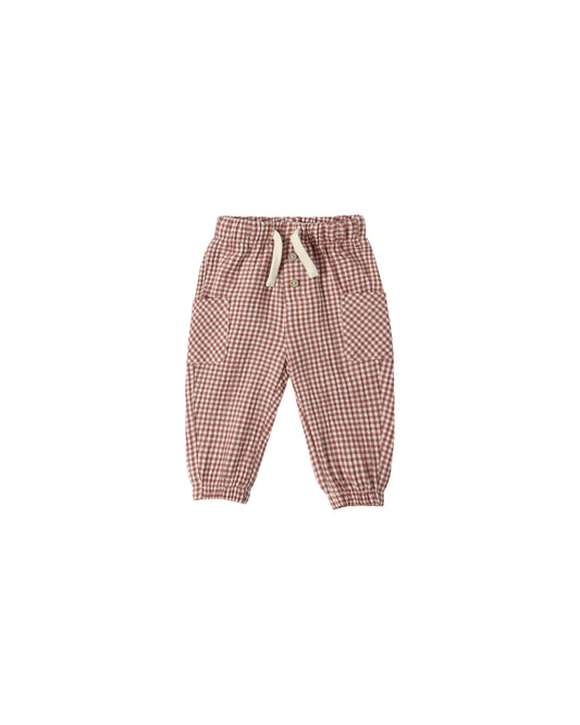 Quincy Mae - Luca Pant - Red Gingham