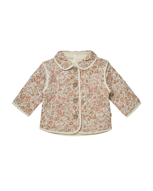 Quincy Mae - Quilted Jacket - Rose Garden