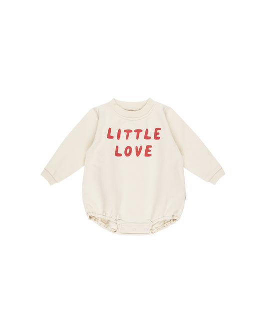 Quincy Mae - Crewneck Bubble Romper - Little Love