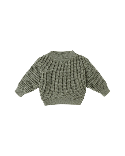 Quincy Mae - Chunky Knit Sweater - Forest